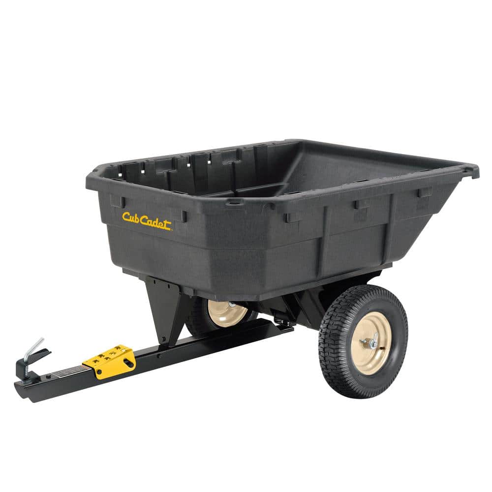 Cub Cadet 15 cu. ft. Poly Swivel Dump Cart CC1000PS The Home Depot