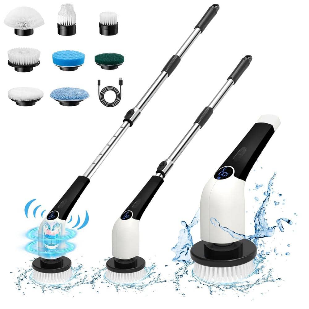 Extendable Cordless Power Scrubber For Bathrooms & Kitchen - Inspire Uplift