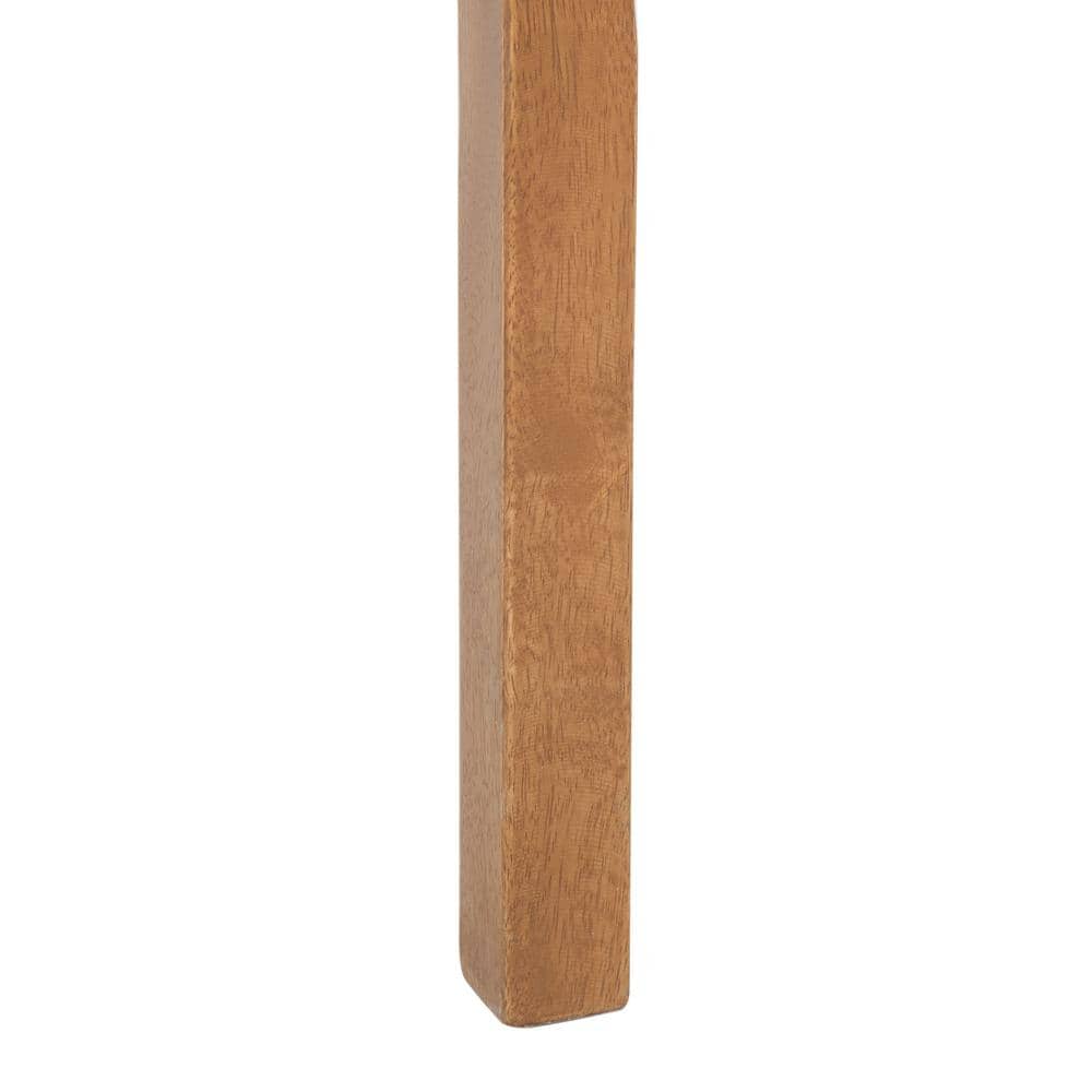Natural Rattan and Wood Parsons Bar Stool
