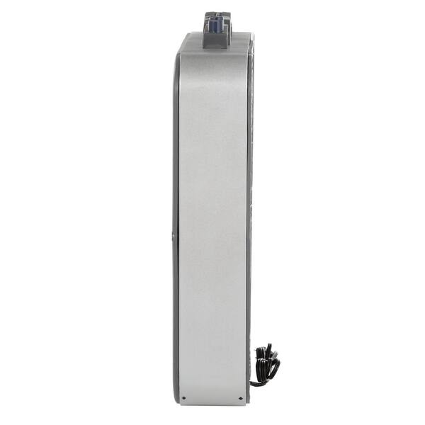 Lasko 20 in. Weather-Shield Select 3-Speed Box Fan with Thermostat B20573 -  The Home Depot