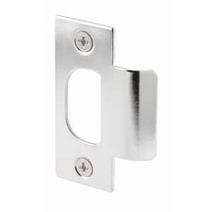 Defiant Satin Nickel Security Latch Strike 70292 - The Home Depot