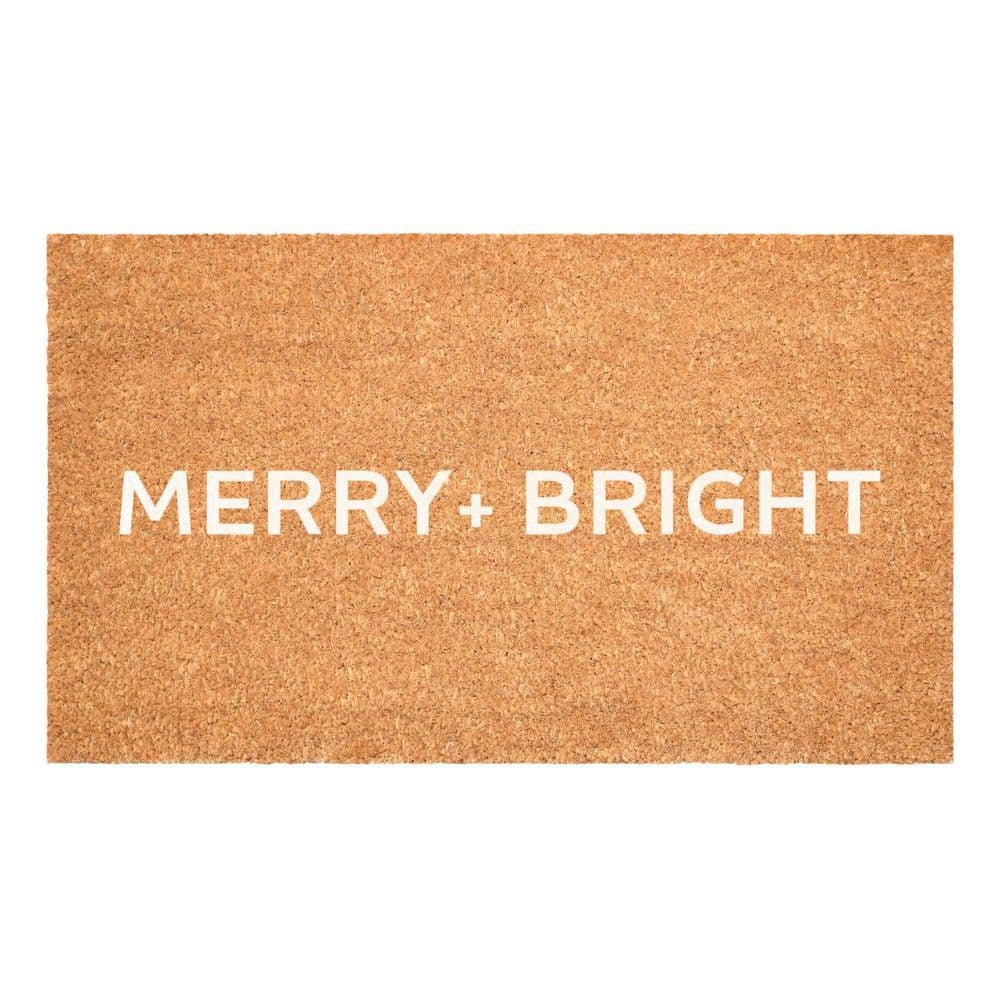 Multi-Colored 29 in. x 17 in. Coir Outdoor Door Mat price history on PriceWatchPro
