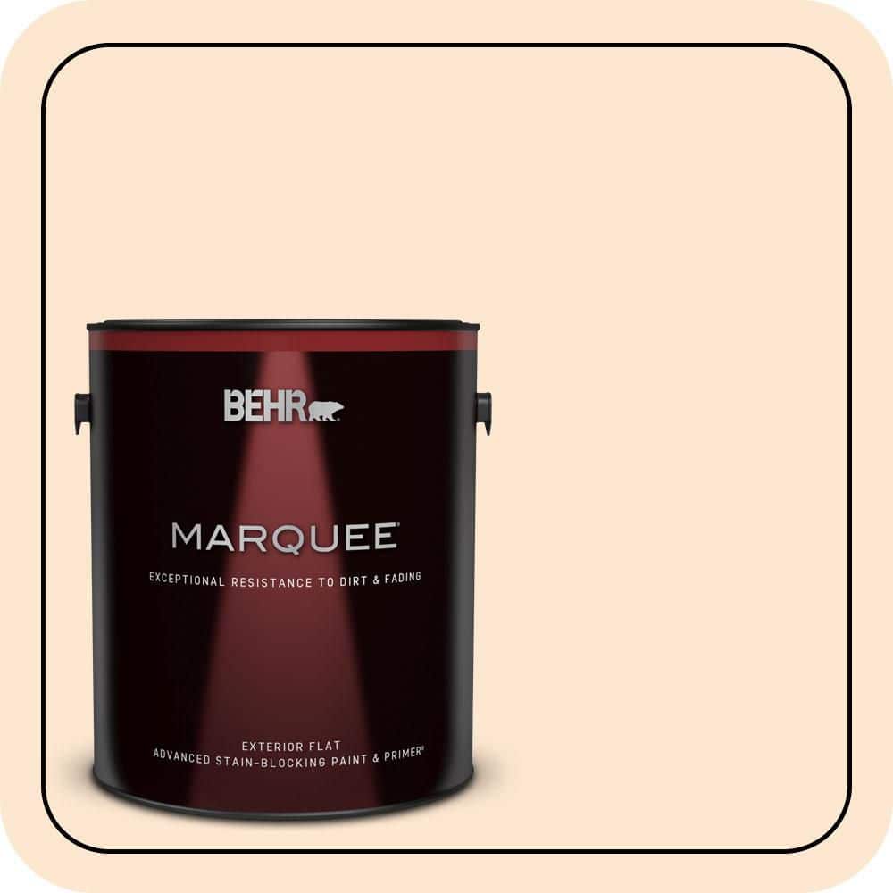 1 gal. #M230-2 Fair Ivory Flat Exterior Paint & Primer product image for price tracking