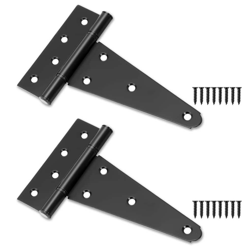 6 Inch Steel Rustproof Heavy Duty T-Strap Gate Hinges Weather Resistant Outdoor Hardware for Shed Barn Door (2-Pack) price history on PriceWatchPro