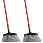 15 in. Wide Rough Surface Angle Broom (2-Pack)