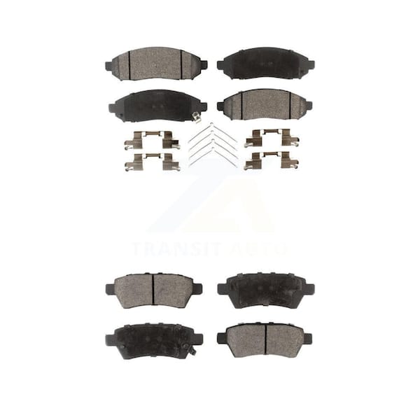 TEC Front Rear Ceramic Brake Pads Kit For Nissan Pathfinder Xterra KTC-100063