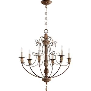 Salento 6-Light Vintage Copper Chandelier