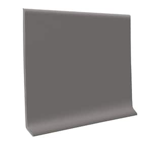 Vinyl Laminate Dark Gray 4 in. x 0.080 in. x 120 ft. Dryback Wall Cove Base Coil