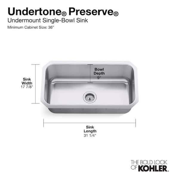 Stainless Steel Kohler Undermount Kitchen Sinks K 5290 Hcf Na 31 600 