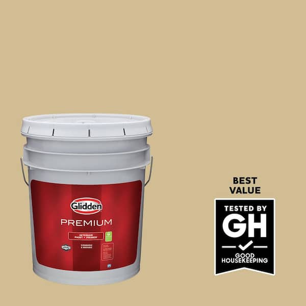 Glidden Premium 5 gal. PPG1099-4 Subtle Suede Satin Interior Latex Paint
