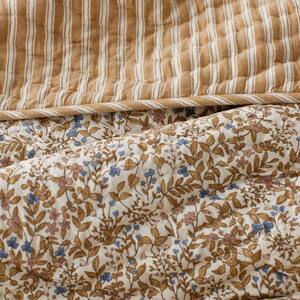 Kristina Floral Stripe Cotton Quilt