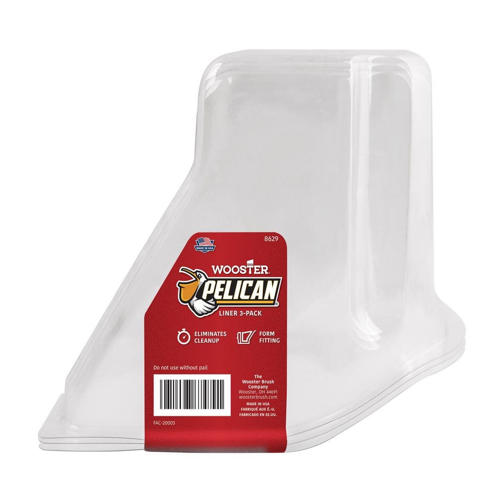 Wooster 1 Qt. Plastic Pelican Pail Liner (3-Pack)