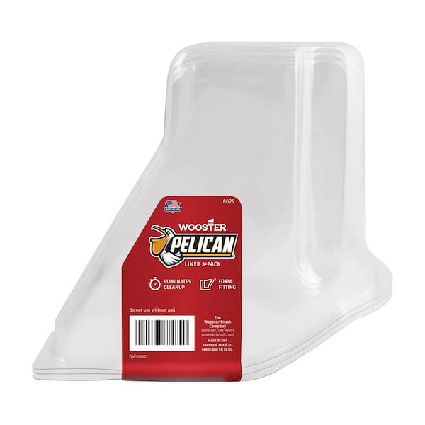 1 Qt. Plastic Pelican Pail Liner (3-Pack)