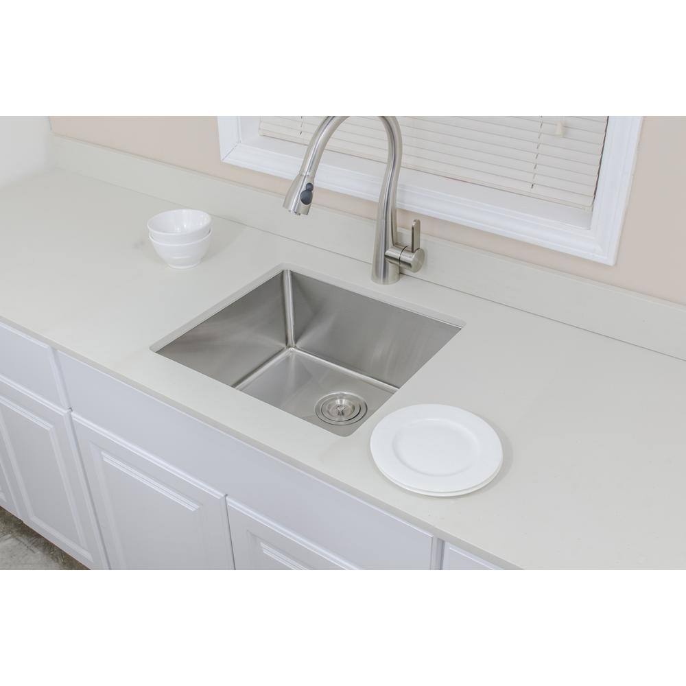 21-Inch Stainless Steel Single Bowl Drop-in Kitchen Sink