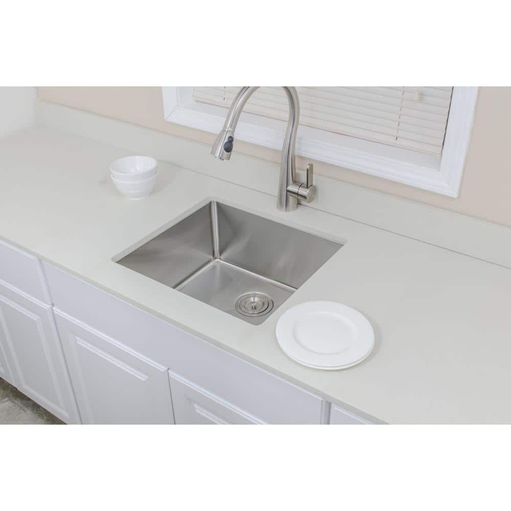21-Inch Stainless Steel Single Bowl Undermount Kitchen Sink