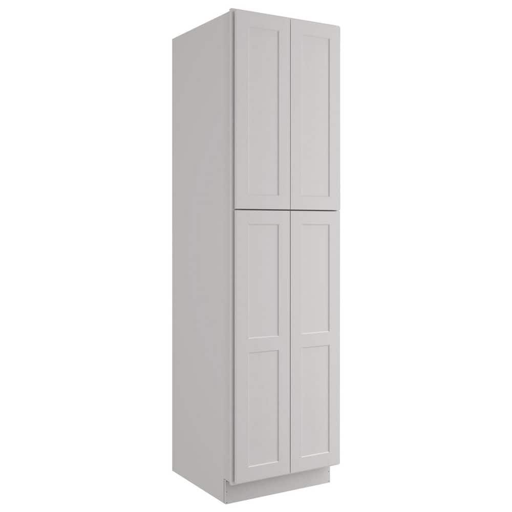 24 in. W x 24 in. D x 84 in. H in Shaker Dove Plywood Ready to Assemble Floor Wall Pantry Kitchen Cabinet price history on PriceWatchPro