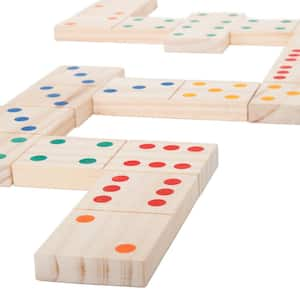 Giant Wooden Dominoes Set