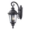 BelAirLightingCommons3-LightRustLanternOutdoorWallLightFixturewithSeededGlass5044RT-TheHomeDepot