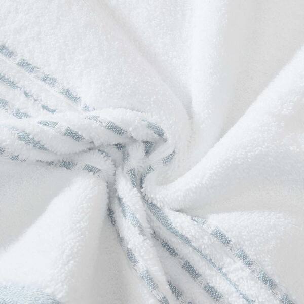 Tommy Bahama Cliff Side White/Blue 100% Cotton 3-Piece Terry