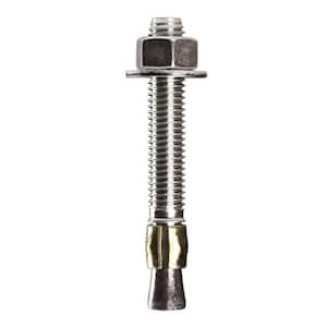 Simpson Strong Tie Strong Bolt 3 8 In X 3 In Zinc Plated Wedge Anchor Stb2 37300p1 The Home Depot