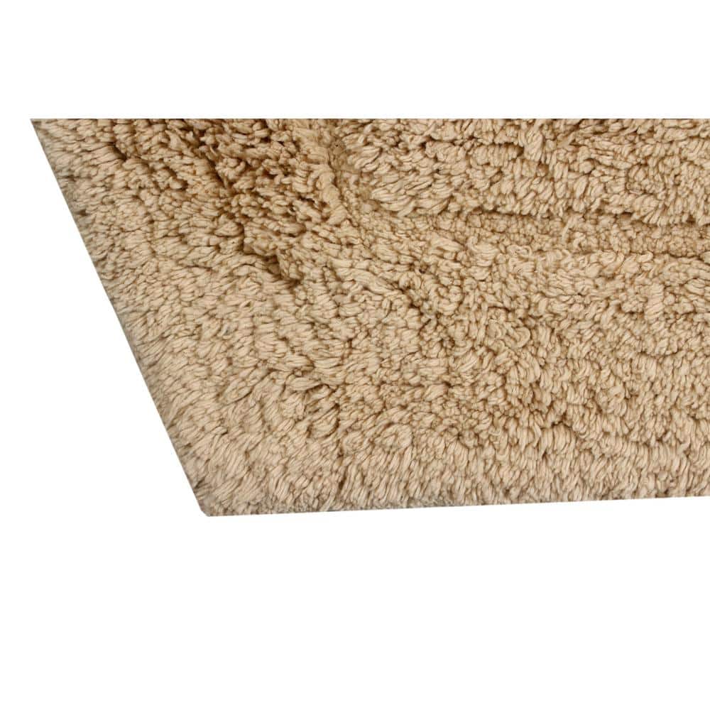 Linen Cotton Tufted Toilet Lid Cover, 18"x18"