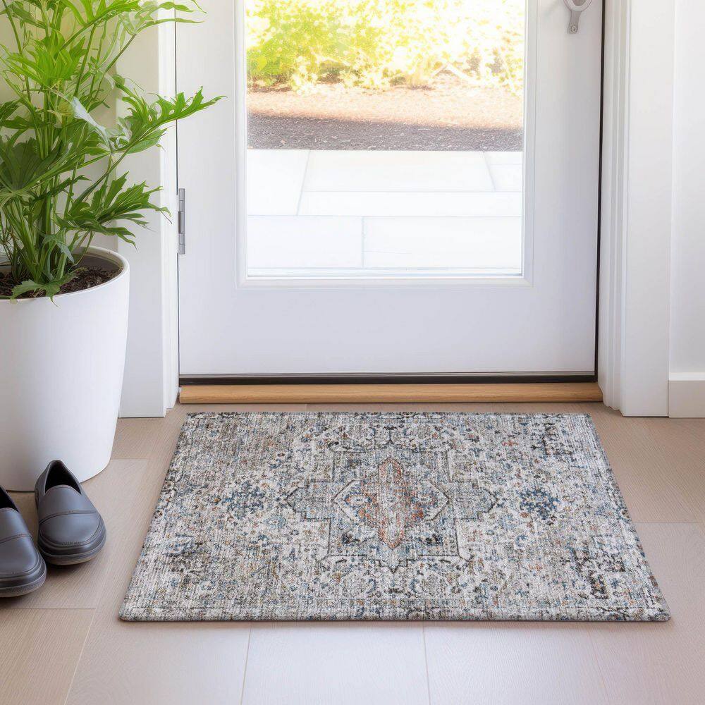 Chantille Machine Washable Indoor/Outdoor Abstract ACN1767 Ivory 2 ft. x 3 ft. Accent Rug price history on PriceWatchPro