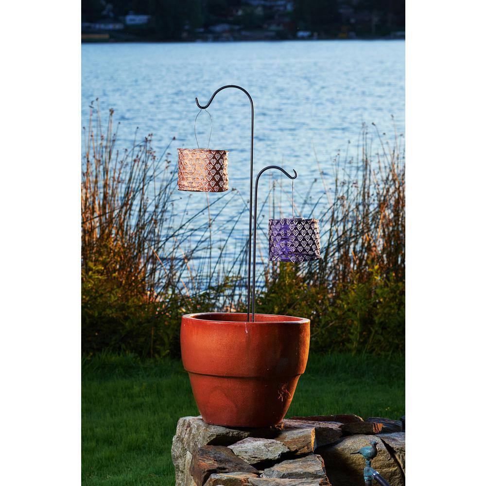Copper Medium Cordless Solar LED Outdoor Lantern