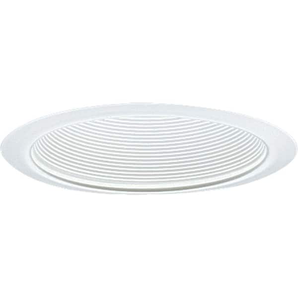 6 in. White Baffle Trim for Shallow Recessed Housings