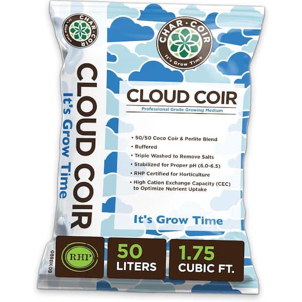 24 lb. (1.75 cu. ft.) Cloud Coir Organic 50/50 Coco-Perlite Loose Fill Aeration Blend Soil Amendment (1-Pack)