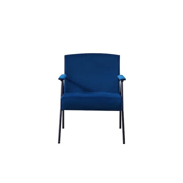 STICKON Blue Metal Frame Bedroom Recliner(Set of 1)