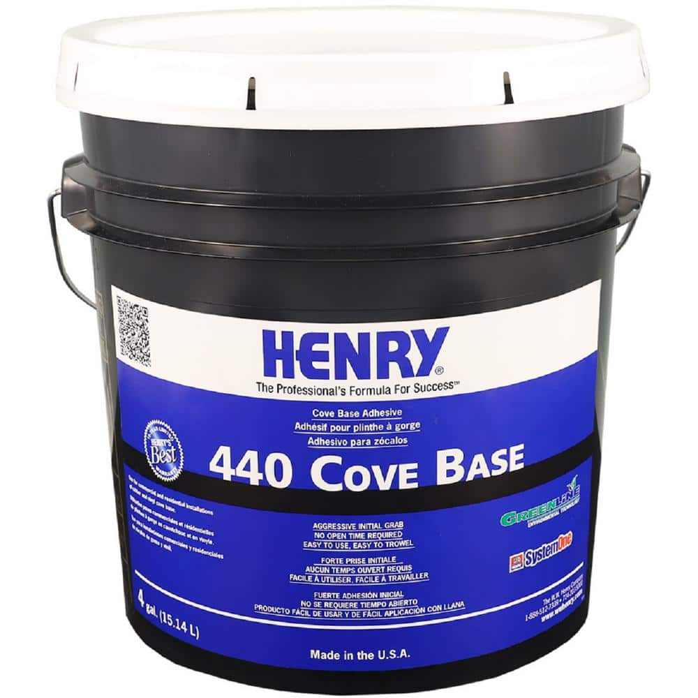 Henry 440 4 Gal. 16 qt. 23 Hour Dry Time Vinyl Rubber and Carpet Wall ...