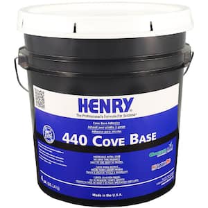 440 4 Gal. 16 qt. 23 Hour Dry Time Vinyl Rubber and Carpet Wall Base Floor Adhesive in off white