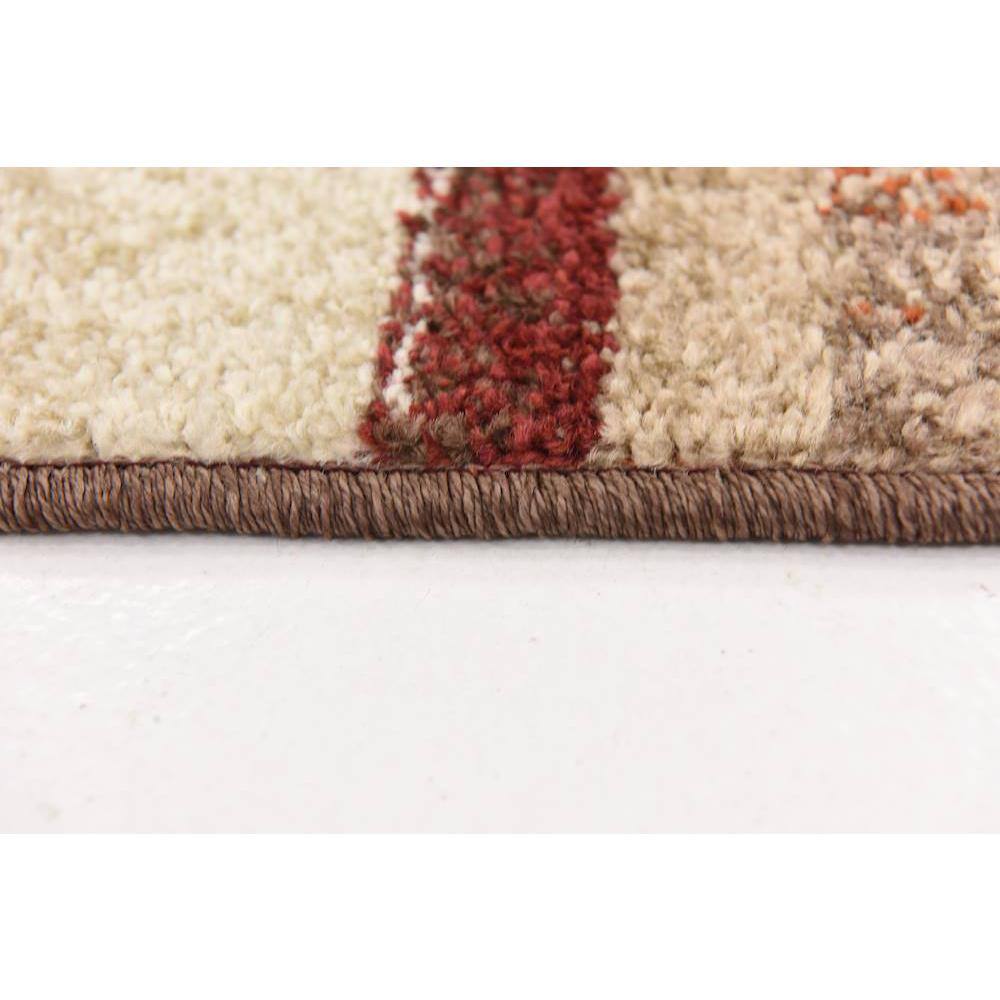 Autumn Harvest Multicolor Geometric 5' x 8' Area Rug