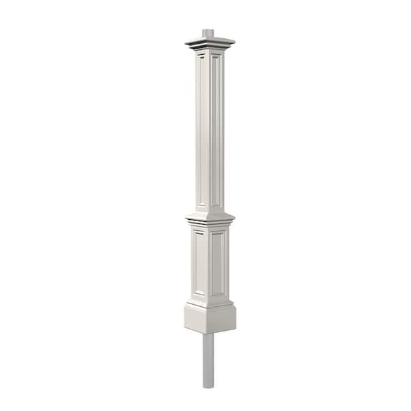 Mayne Signature White WH Conduit Polyethylene Lamp Post