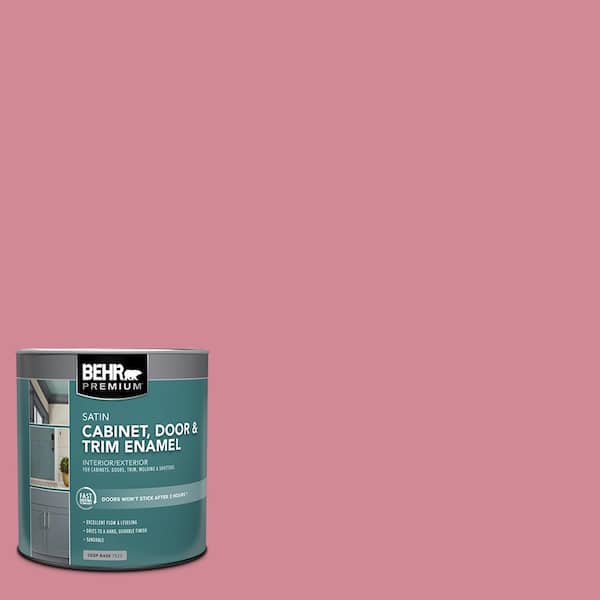 1 qt. #M140-4 Fruit Cocktail Satin Enamel Interior/Exterior Cabinet, Door & Trim Paint