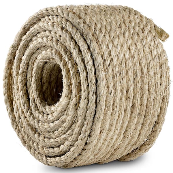 BOEN 1 4 in. x 50 ft. 3 Strand Sisal Twisted Rope 2 Pack SLR 14502