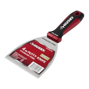 4 in. Putty Knife with Flexible Stainless Steel Blade