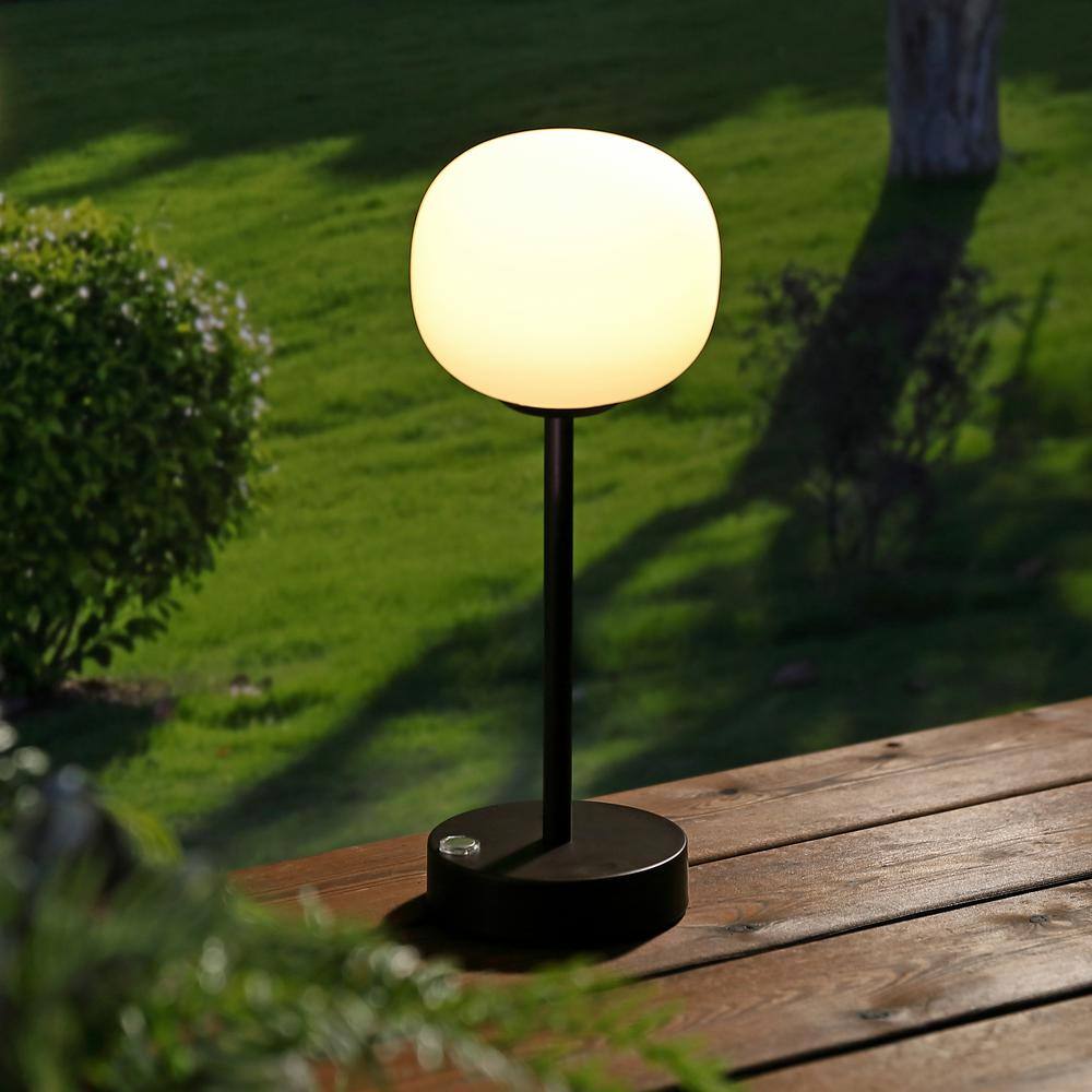 Natalia 12.25" Oil-Rubbed Bronze Cordless LED Table Lamp