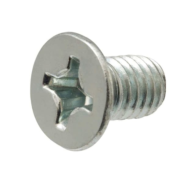 1/4 in.-20 x 1-1/4 in. Phillips Flat Head Zinc Plated Machine Screw (25-Pack)