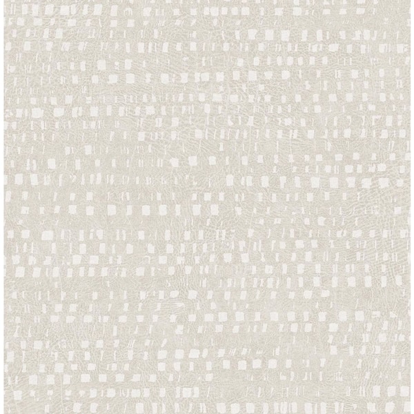 30.75 sq. ft. Vanilla Fog The Sloane Vinyl Peel and Stick Wallpaper Roll