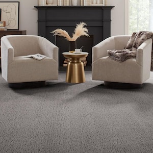 Chester  - Diplomacy - Gray 40 oz. Triexta Pattern Installed Carpet