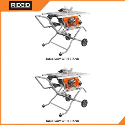 Ridgid Table Saws Saws The Home Depot