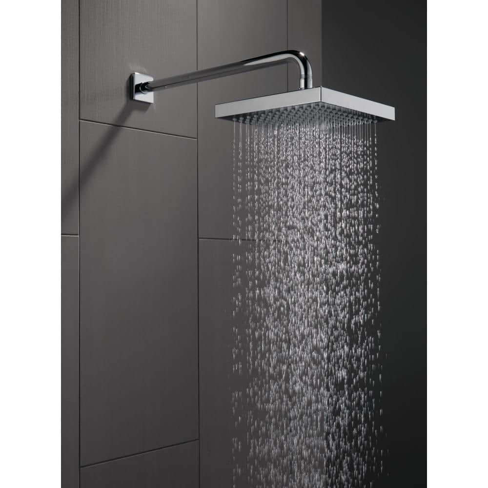 Chrome 8" Square Wall Mounted Rain Shower Head