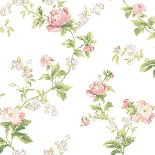 York Wallcoverings Waverly Classics Forever Yours Trail Wallpaper