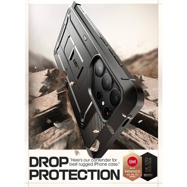 SUPCASE Galaxy S24 Ultra Unicorn Beetle PRO Rugged Case-Black
