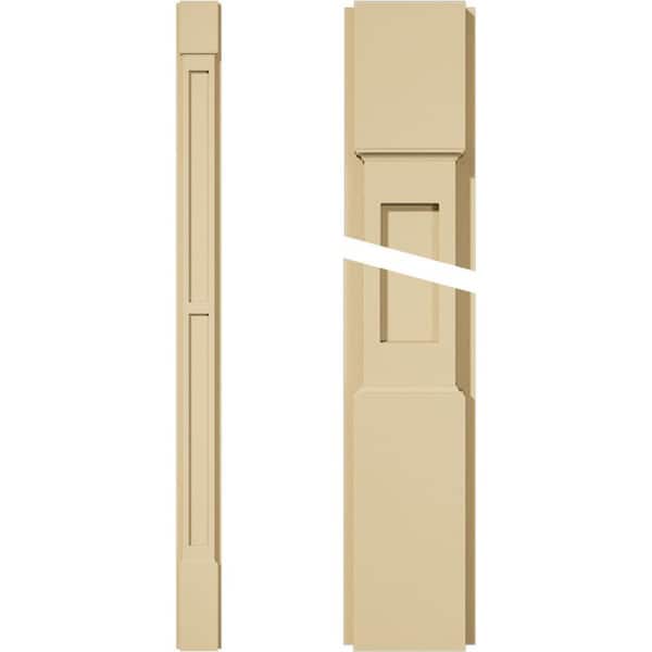 Ekena Millwork 2 in. D x 5 in. W x 72 in. L Primed Polyurethane Pilaster 1-Pack