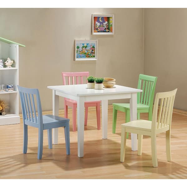 Coaster Rory 5-Piece Multi-Colored Youth Dining Set