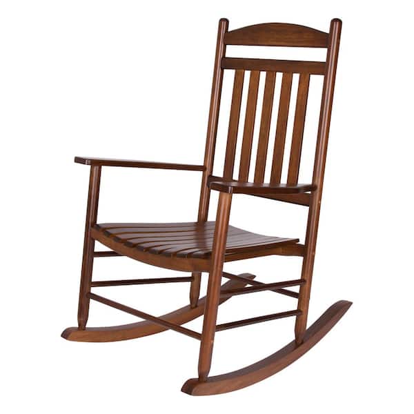 Maine Porch Rocker Oak Wood Outdoor Rocking Chair