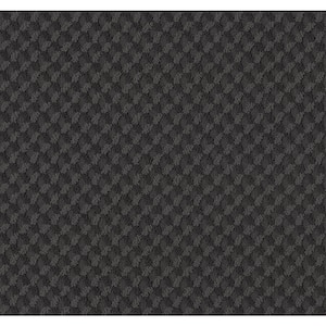 Genevieve Color Black Velvet Gray - 39 oz. Nylon Pattern Installed Carpet