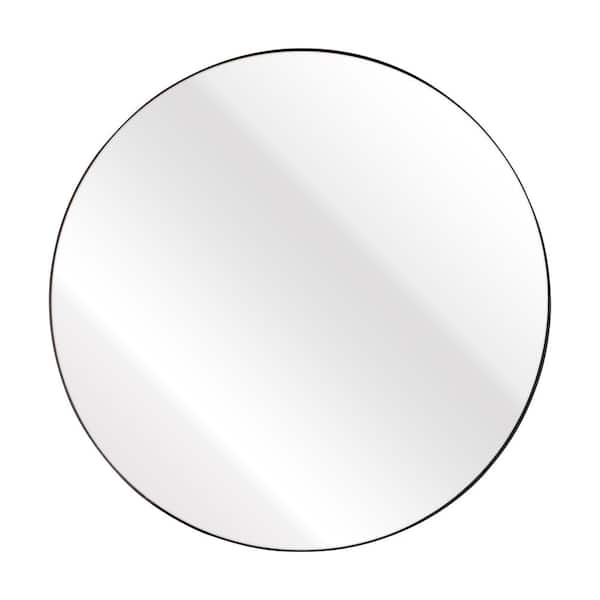 Alberta 24 In W X 24 In H Metal Black Wall Mirror HD 231025514 The   Wall Mirrors Hd 231025514 64 600 